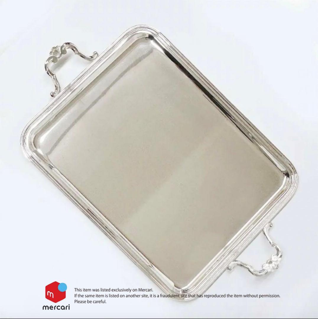 Christofleマルリー大型トレー元箱・変色防止保存袋・付属品完備新品未使用