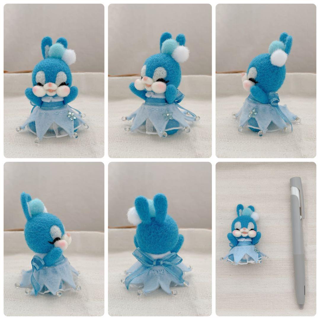 雨の日もハッピーに【レイニーうさちゃん♡set】羊毛フェルト