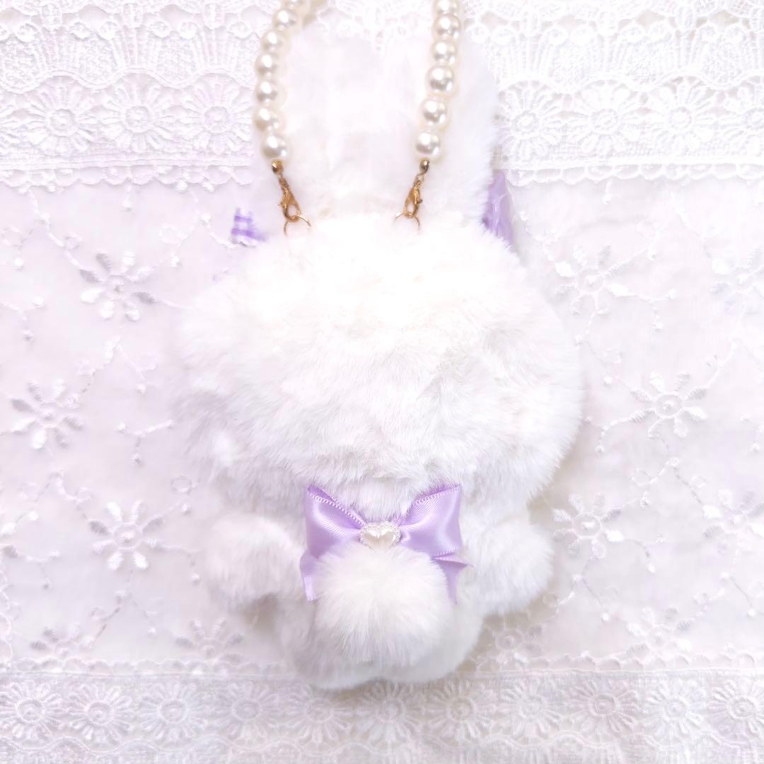 【訳あり】いつぬい　ぬい服　着ぐるみ　うさぎ　紫　白　あんスタ　ちびぐるみ