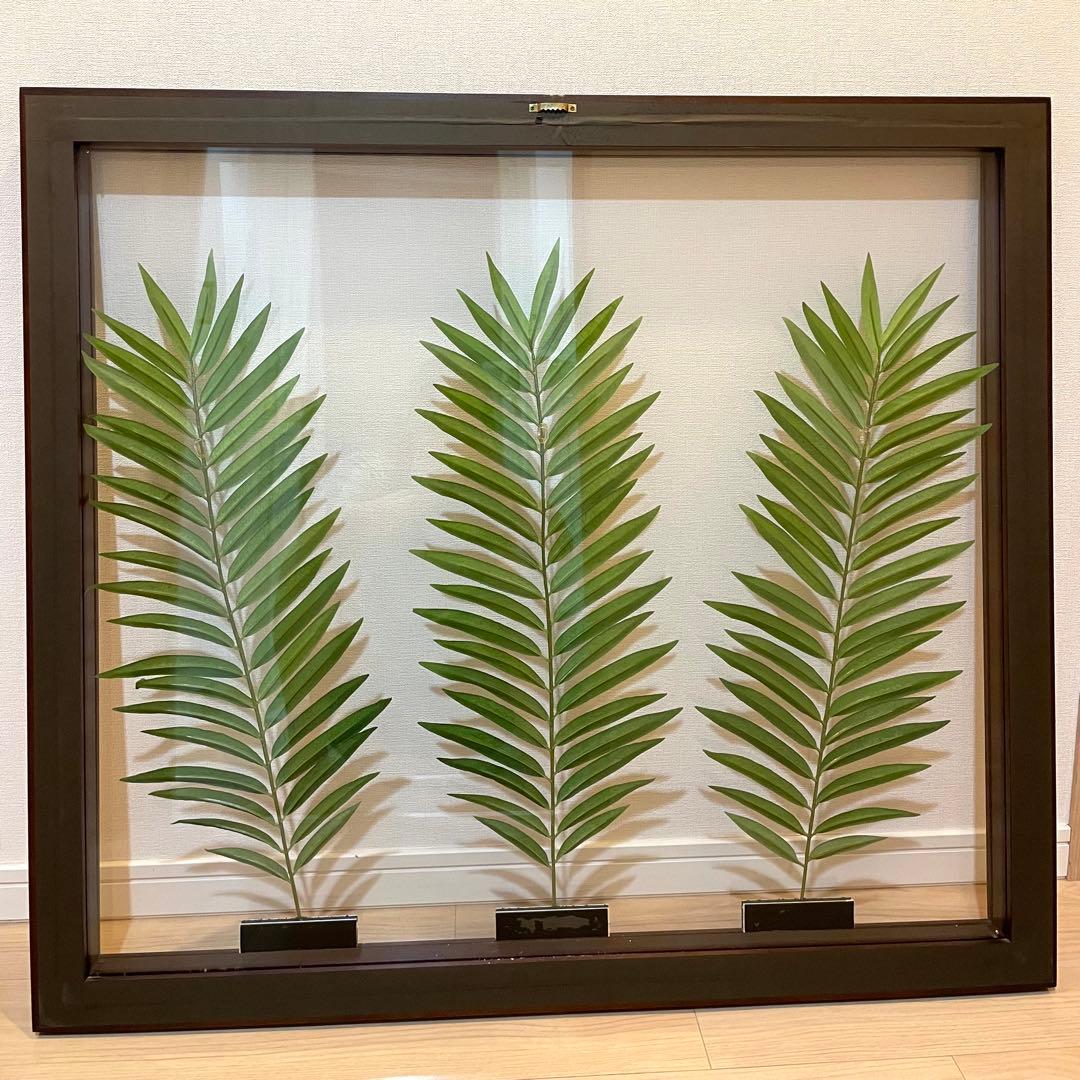 額縁  ウォールフラワー　ダークブラウン 木製 約89.5×80