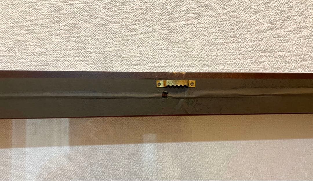 額縁  ウォールフラワー　ダークブラウン 木製 約89.5×80