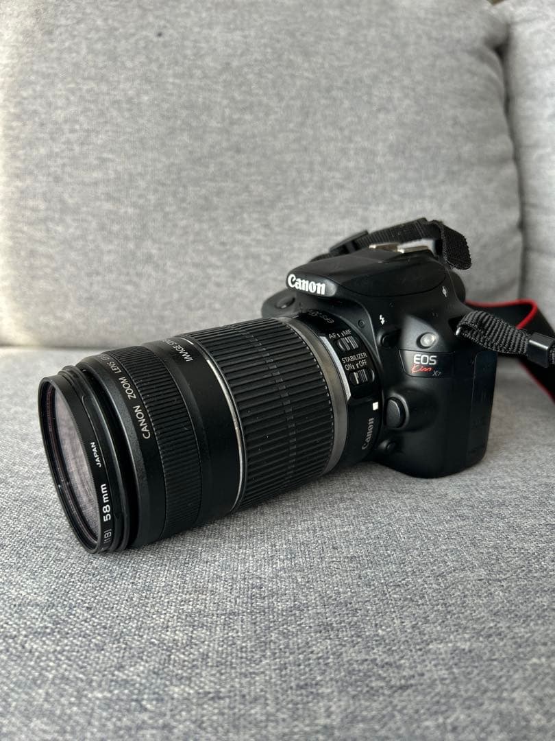 Canon EOS Kiss X7 EF-S55-250mmレンズ