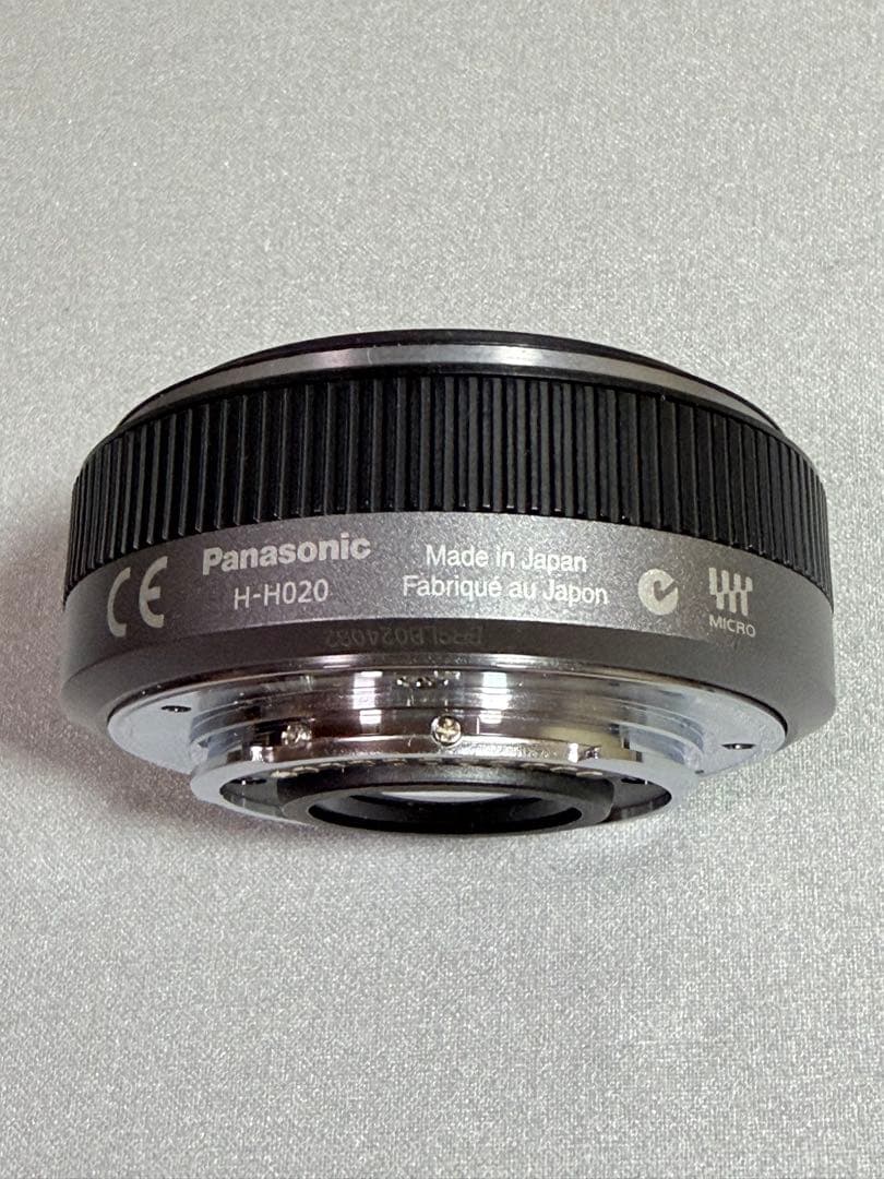 LUMIX H-H020 20mm単焦点レンズ