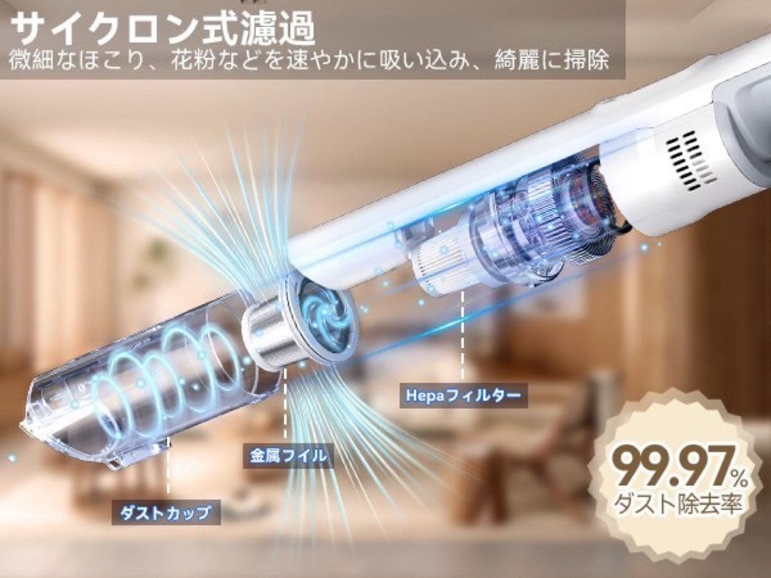 コードレス掃除機 一人暮らし サイクロン 24年モデル