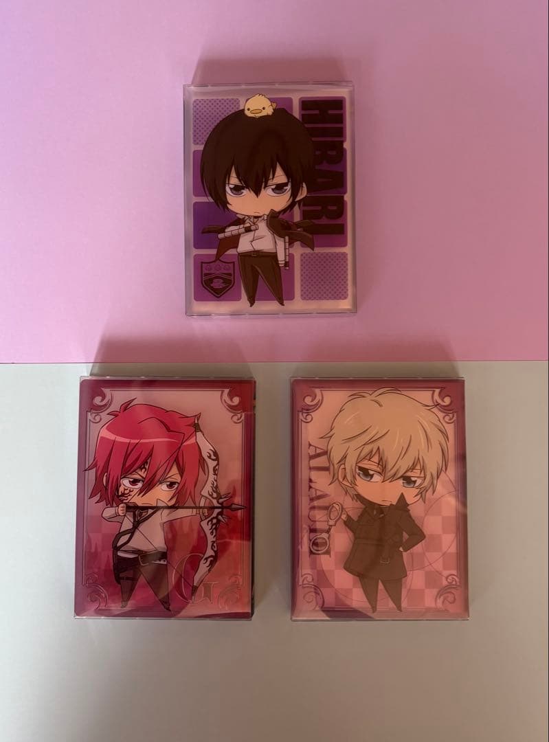 家庭教師ヒットマンREBORN! ミニフォトアルバム　3点セット　ブロマイド付き