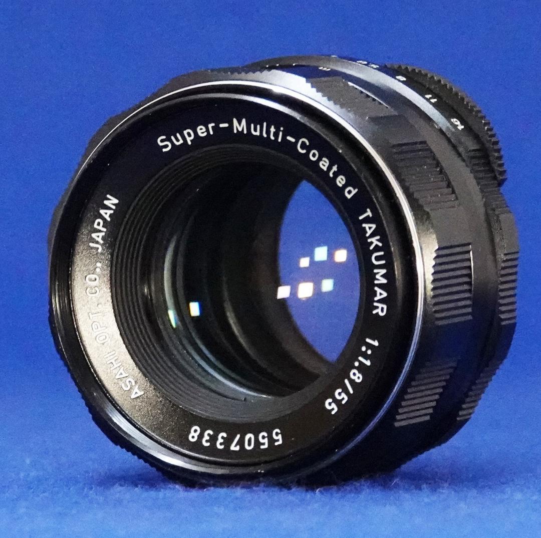 5507338　フレア・光学・外観極上S-M-C TAKUMAR　F1.8/55