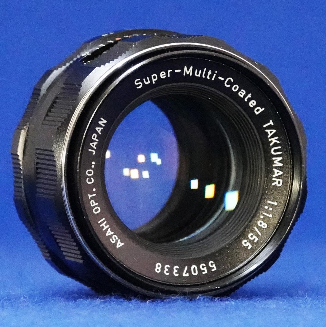 5507338　フレア・光学・外観極上S-M-C TAKUMAR　F1.8/55