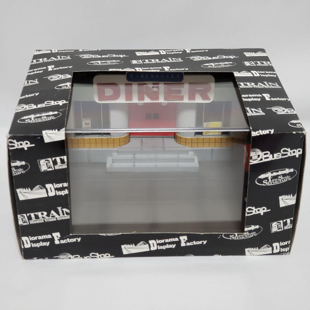 アメリカン　ダイナー　ジオラマ　ミニカーの撮影に　SNS映え♪