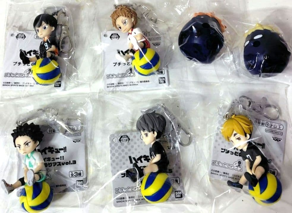 【ハイキュー！！】 日向翔陽・影山飛雄・黒尾鉄朗・孤爪研磨・ プチっとのりマス