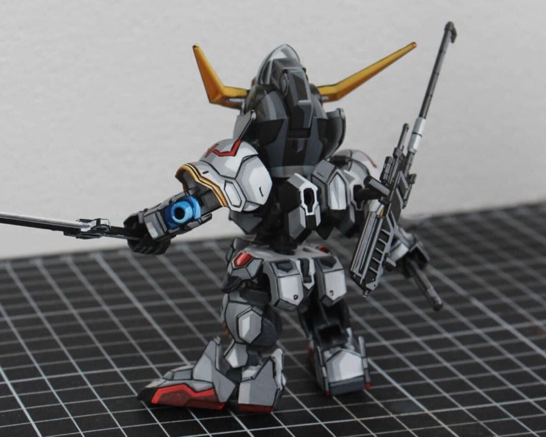 SDガンダム EXスタンダード asw-g-08 ガンダムバルバトス リペイント