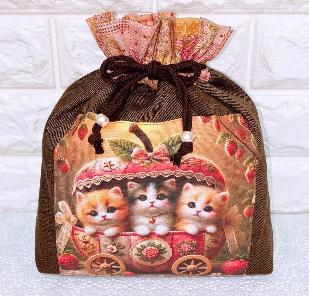 トートバック＆巾着♡レディ＆にゃんこ