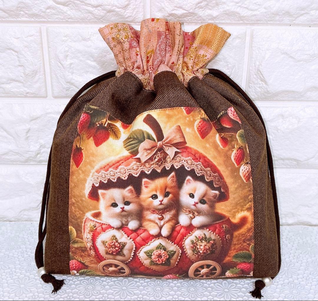 トートバック＆巾着♡レディ＆にゃんこ