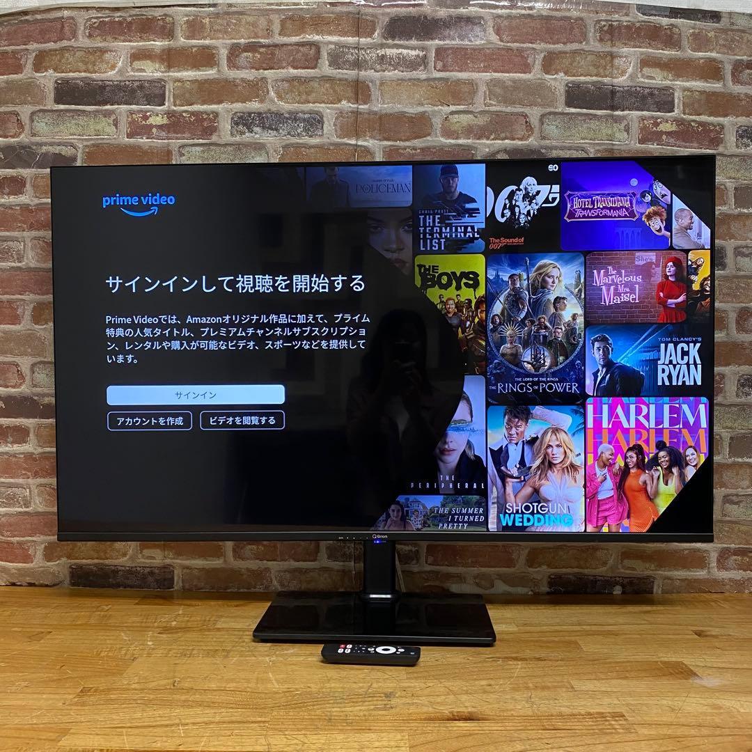 2024年製！50V型 チューナーレス 4K 液晶テレビ QRH-50TL4K