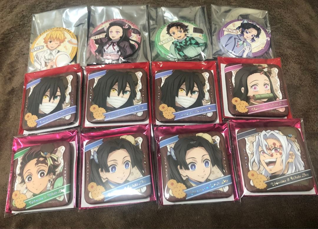 鬼滅の刃 お楽しみくじ WEBSHOPくじ 缶バッジ まとめ売り