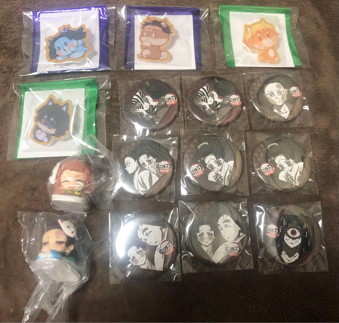 鬼滅の刃 お楽しみくじ WEBSHOPくじ 缶バッジ まとめ売り