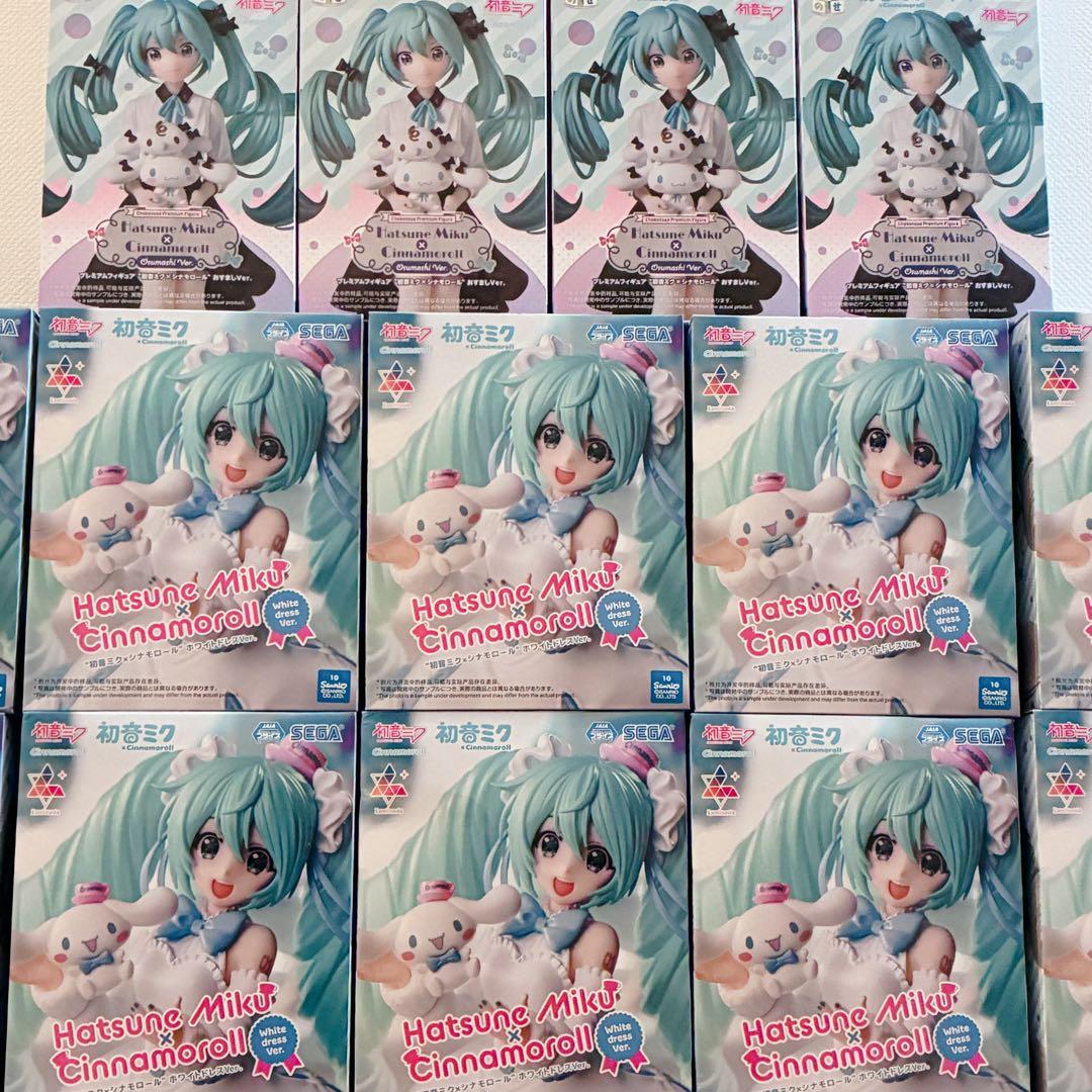 初音ミク　シナモンロール　ホワイトドレス　フィギュア　ちょこのせ プレミアム