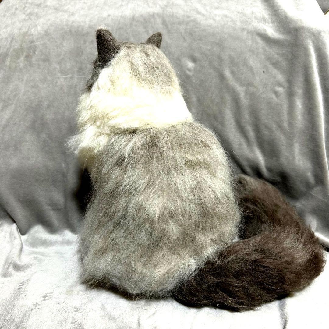 羊毛フェルト猫 ハンドメイド　Front11