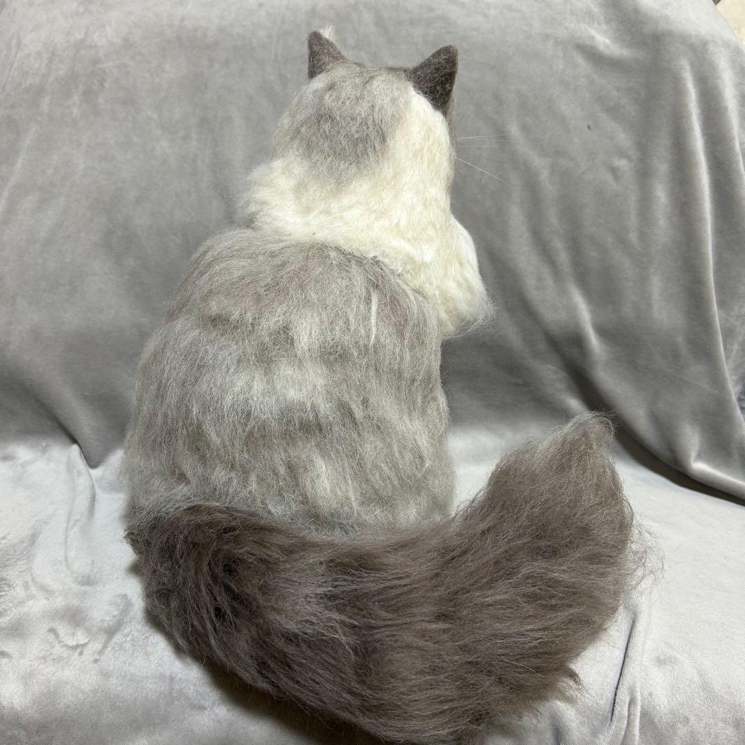 羊毛フェルト猫 ハンドメイド　Front11