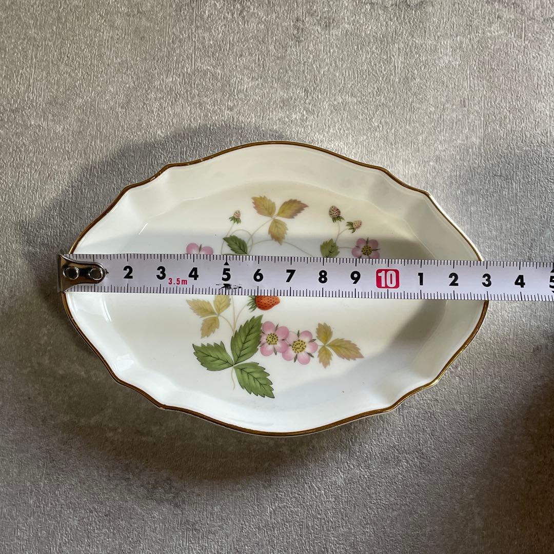 ウェッジウッド ワイルドストロベリー プレート 3点セット 英国製　黒壺