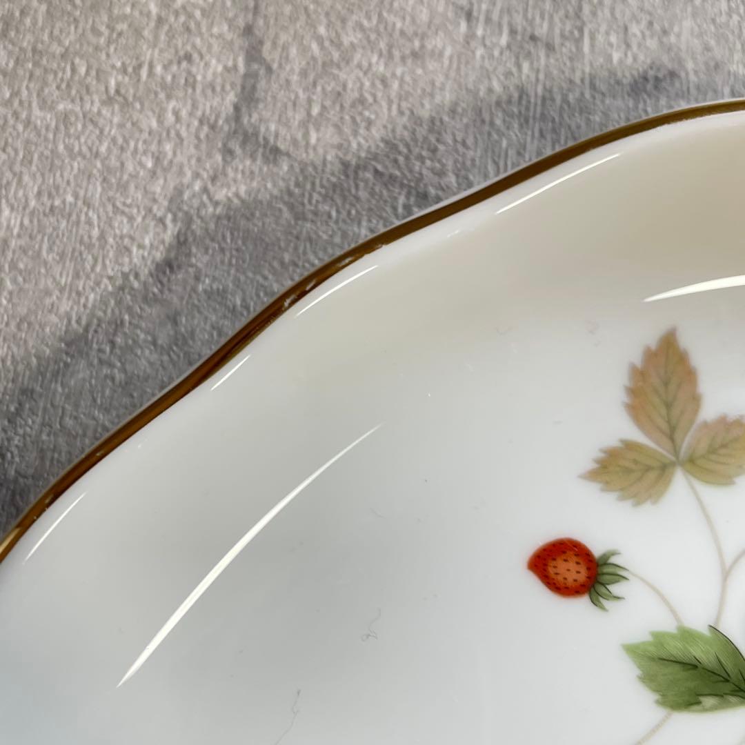 ウェッジウッド ワイルドストロベリー プレート 3点セット 英国製　黒壺