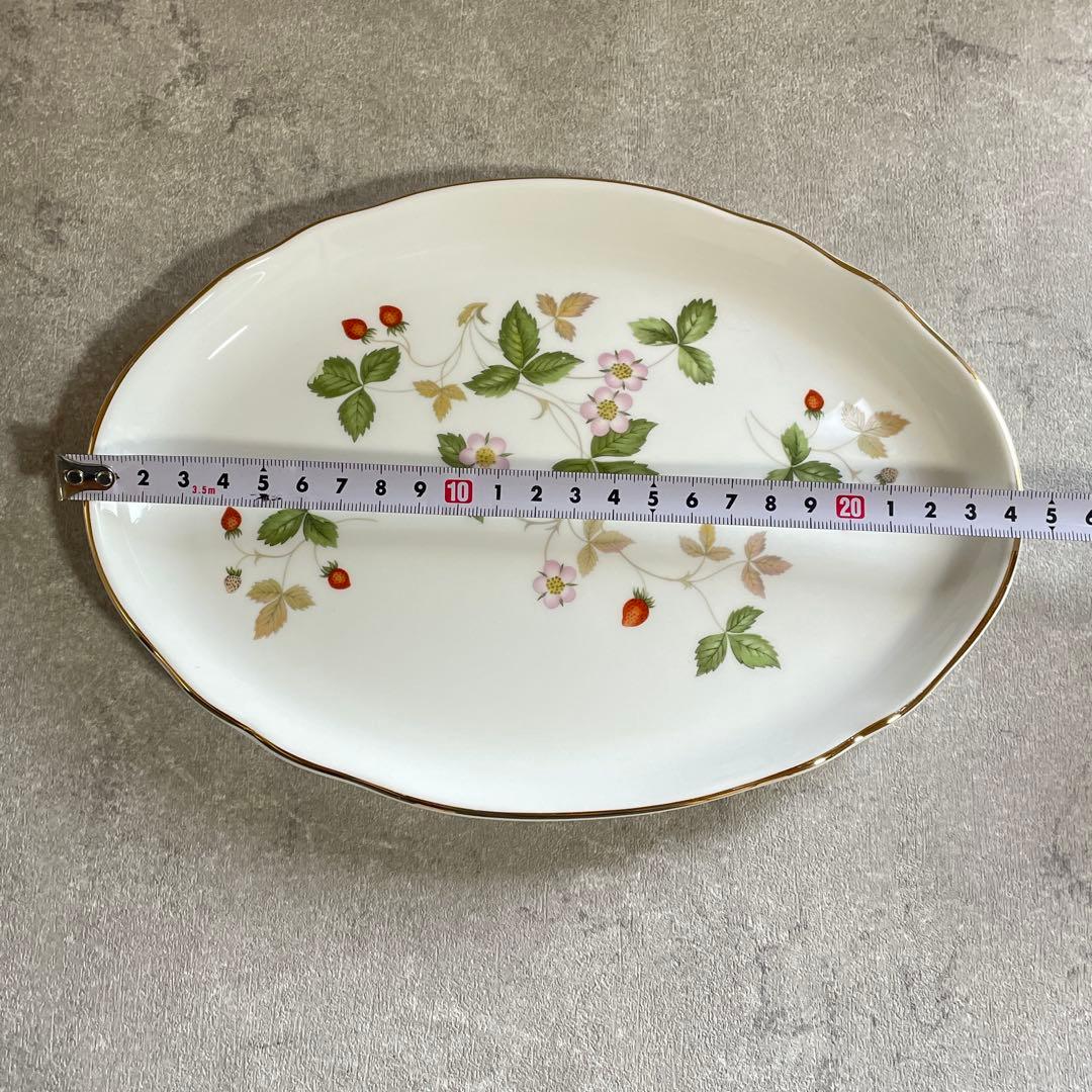 ウェッジウッド ワイルドストロベリー プレート 3点セット 英国製　黒壺