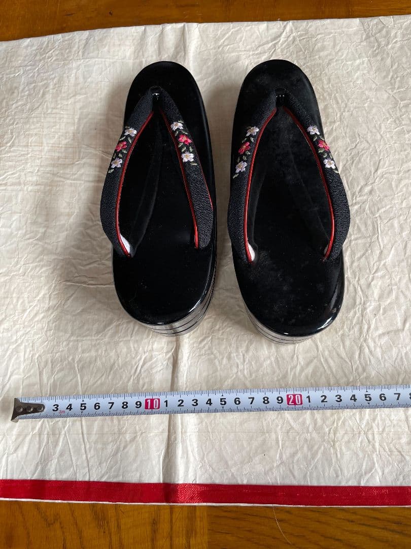 金鷲本皮草履と共バッグ