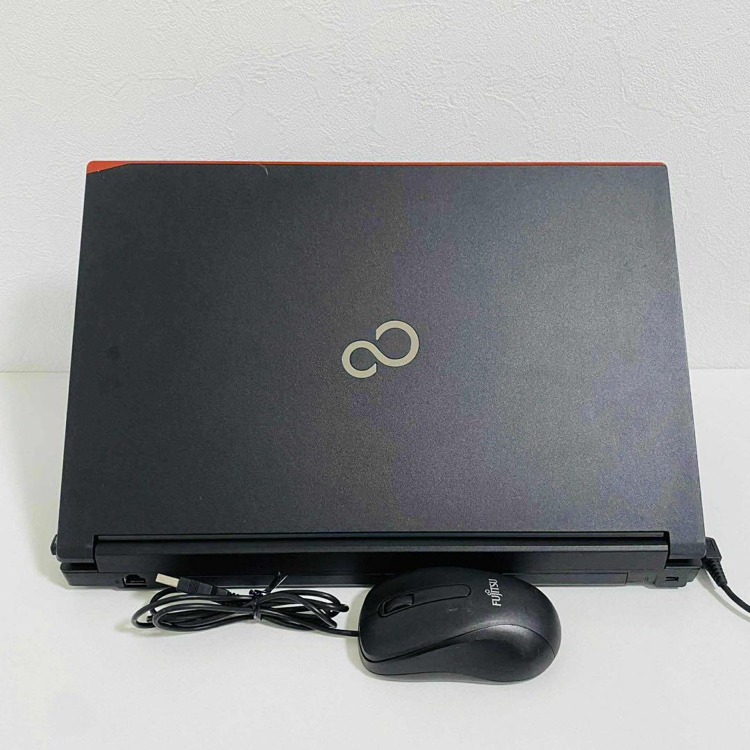 Y857 Fujitsuノートパソコンi5高速SSDサクサクWindows11