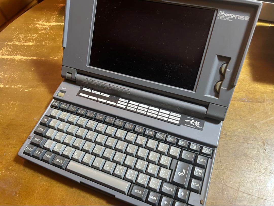 NEC PC-9801NS/E 本体＋純正プリンターセット｜通電一瞬｜ジャンク