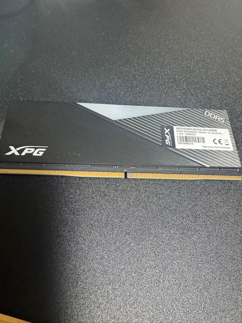 泰*谷様 XPG DDR5 メモリモジュール ブラック