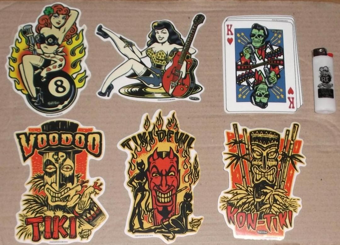 ★ヴィンス レイ Vince Ray ステッカー 6枚セット