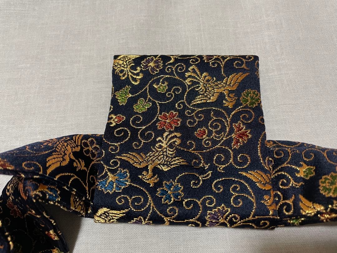 【真さん専用】金襴　化繊　臨済宗　1尺絡子　紺