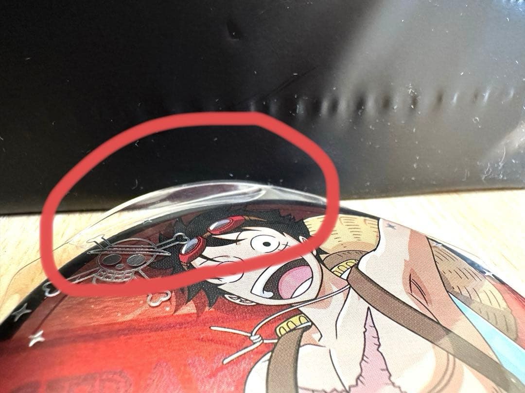 ワンピース　モンキー・D・ルフィ 缶バッジ usj