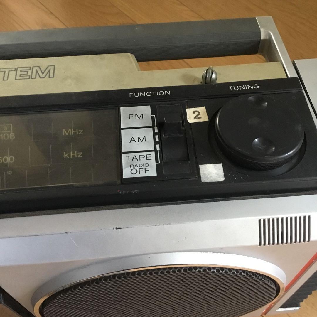 【昭和レトロ】ソニー　ラジカセ　SONY　CFS-450 ジャンク品