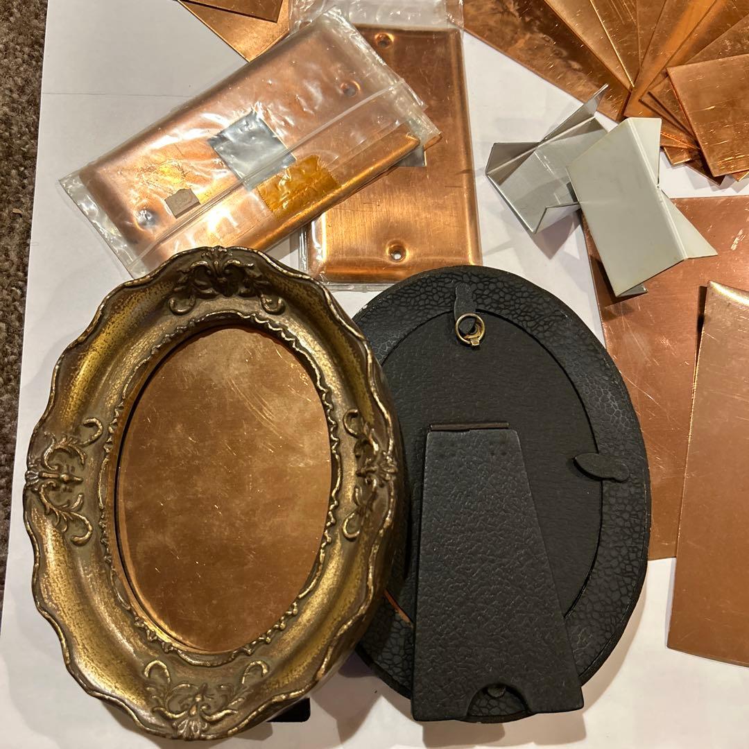 七宝焼　銅板　額縁付き　その他　まとめセットA-11