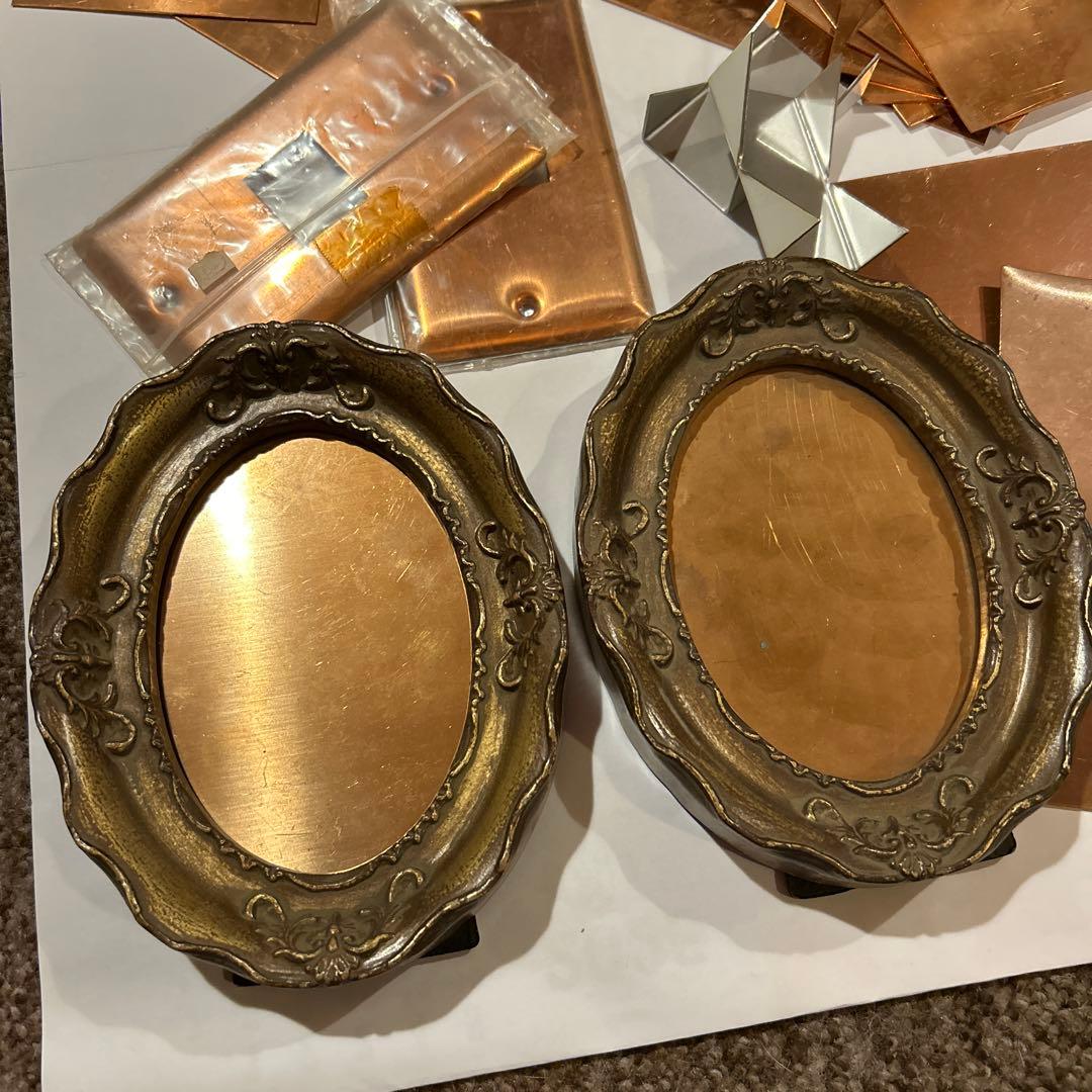 七宝焼　銅板　額縁付き　その他　まとめセットA-11