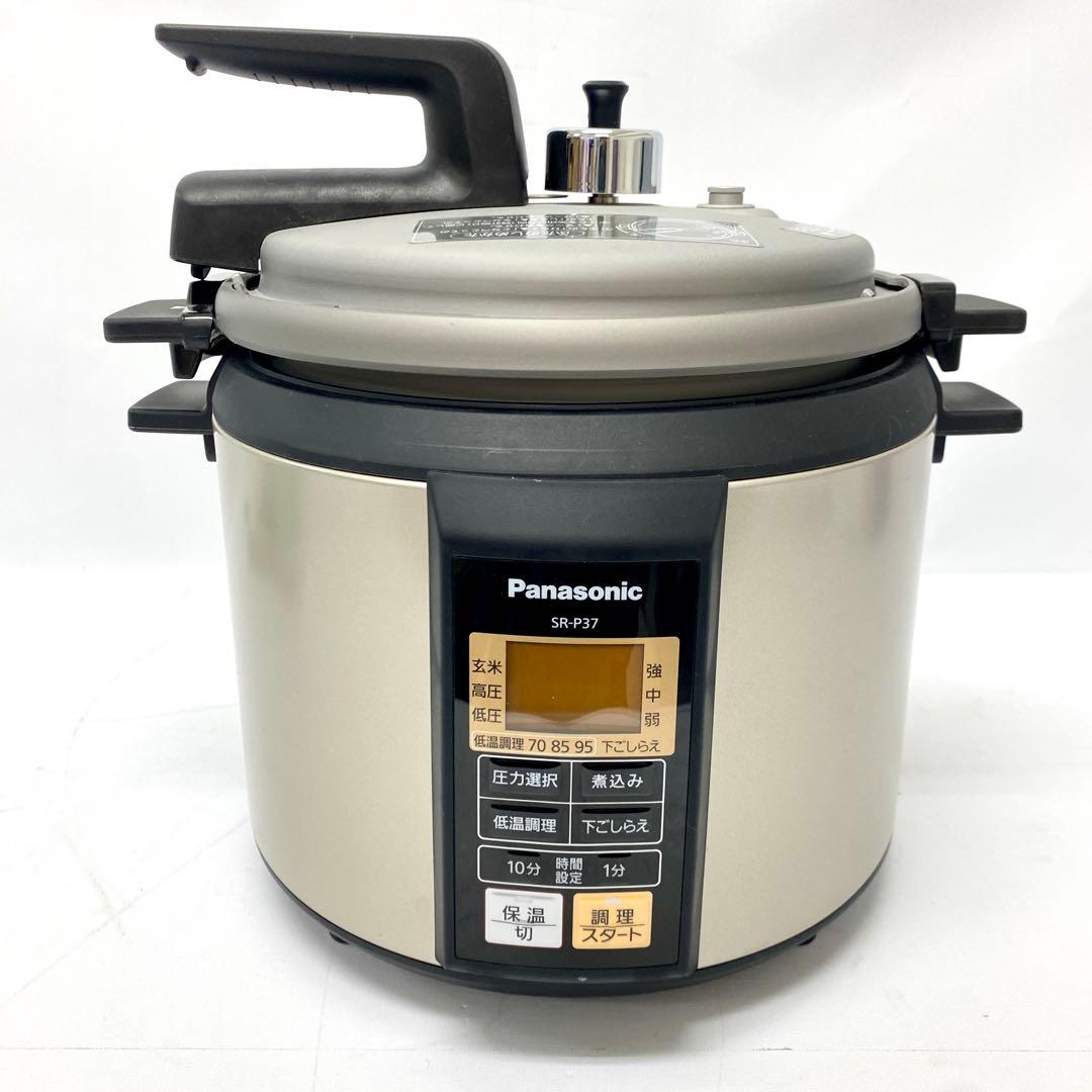E303 未使用 パナソニック 調理鍋 マイコン電気圧力なべ SR P37