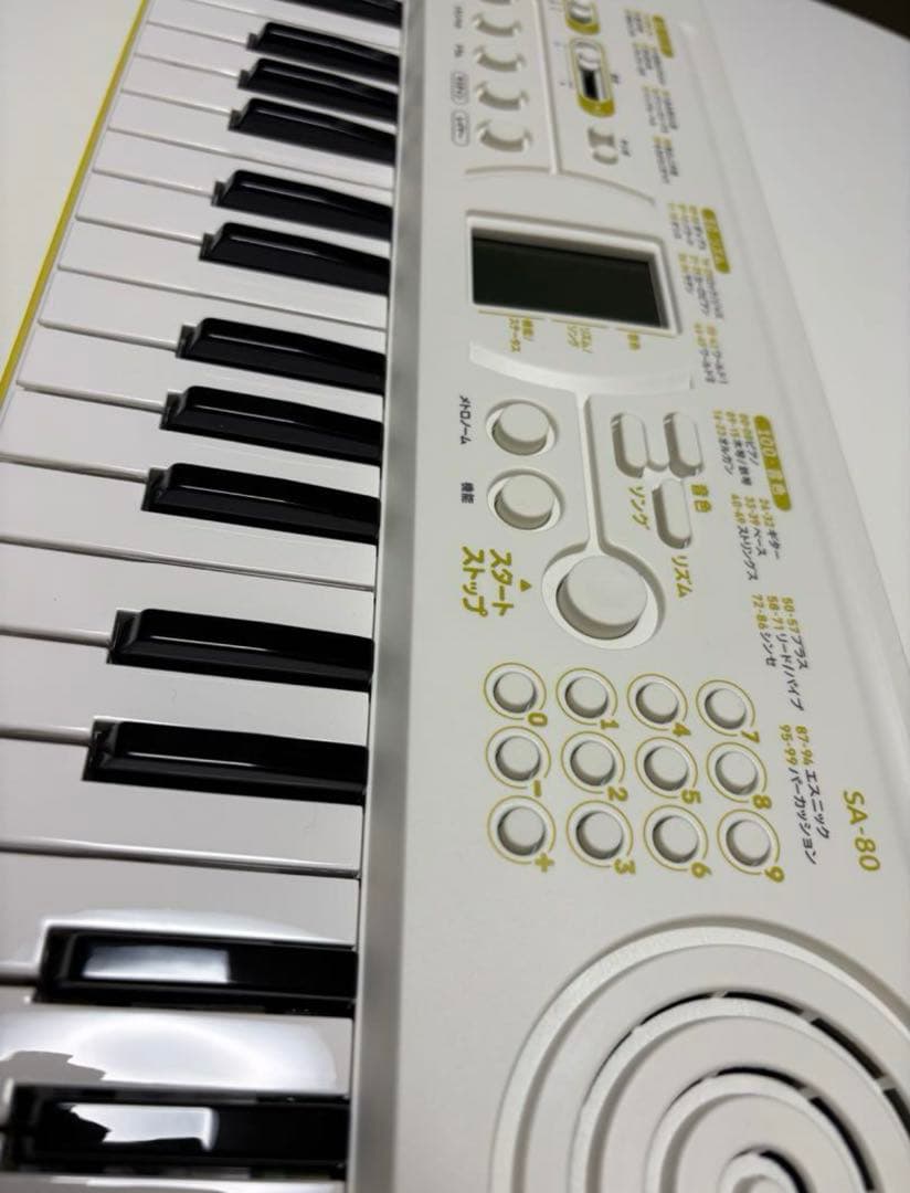 電子キーボード 44鍵 ホワイト CASIOtone