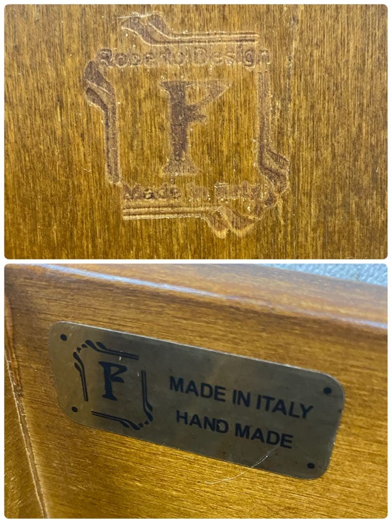 イタリア製　猫脚　5段　チェスト　1点　ハンドメイド　高級家具　ヴィンテージ