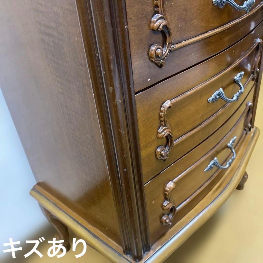 イタリア製　猫脚　5段　チェスト　1点　ハンドメイド　高級家具　ヴィンテージ