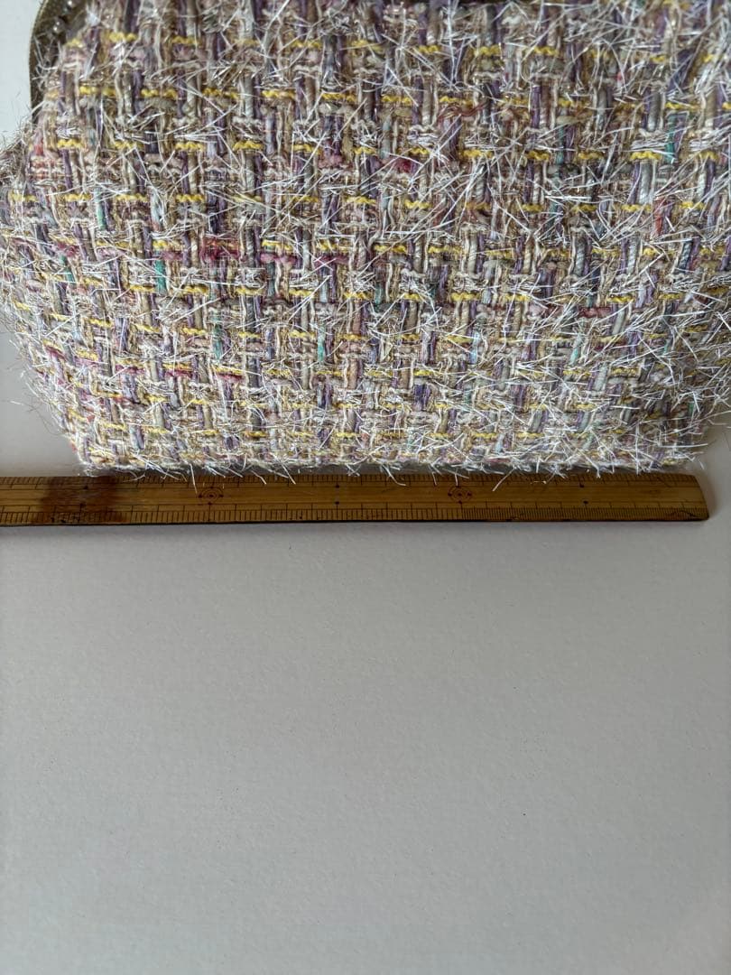 リントンツイードがま口バッグ　がま口バッグ