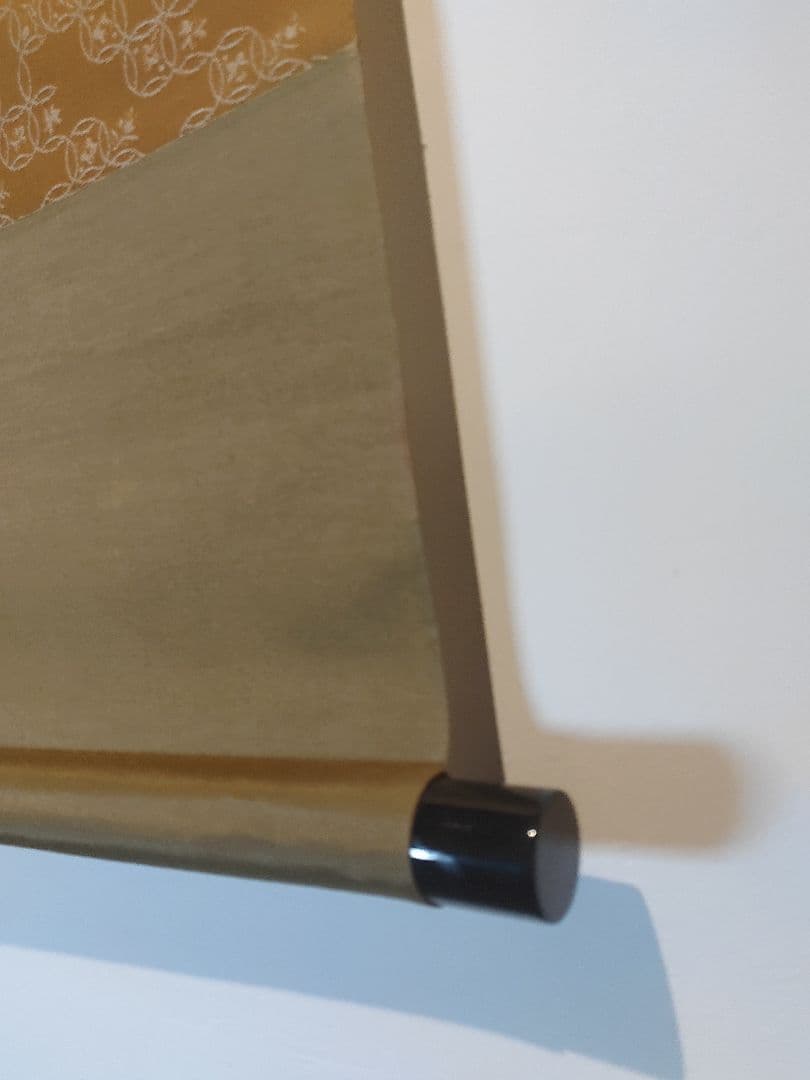 【茶道具】大徳寺　西垣大道和尚筆　行僧画賛「関南北東活路通」軸B286