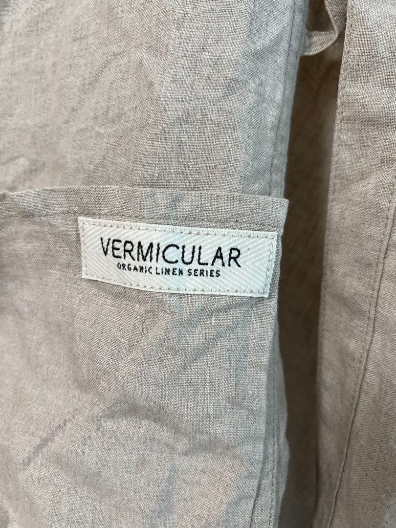 バーミキュラ エプロン リネン natural