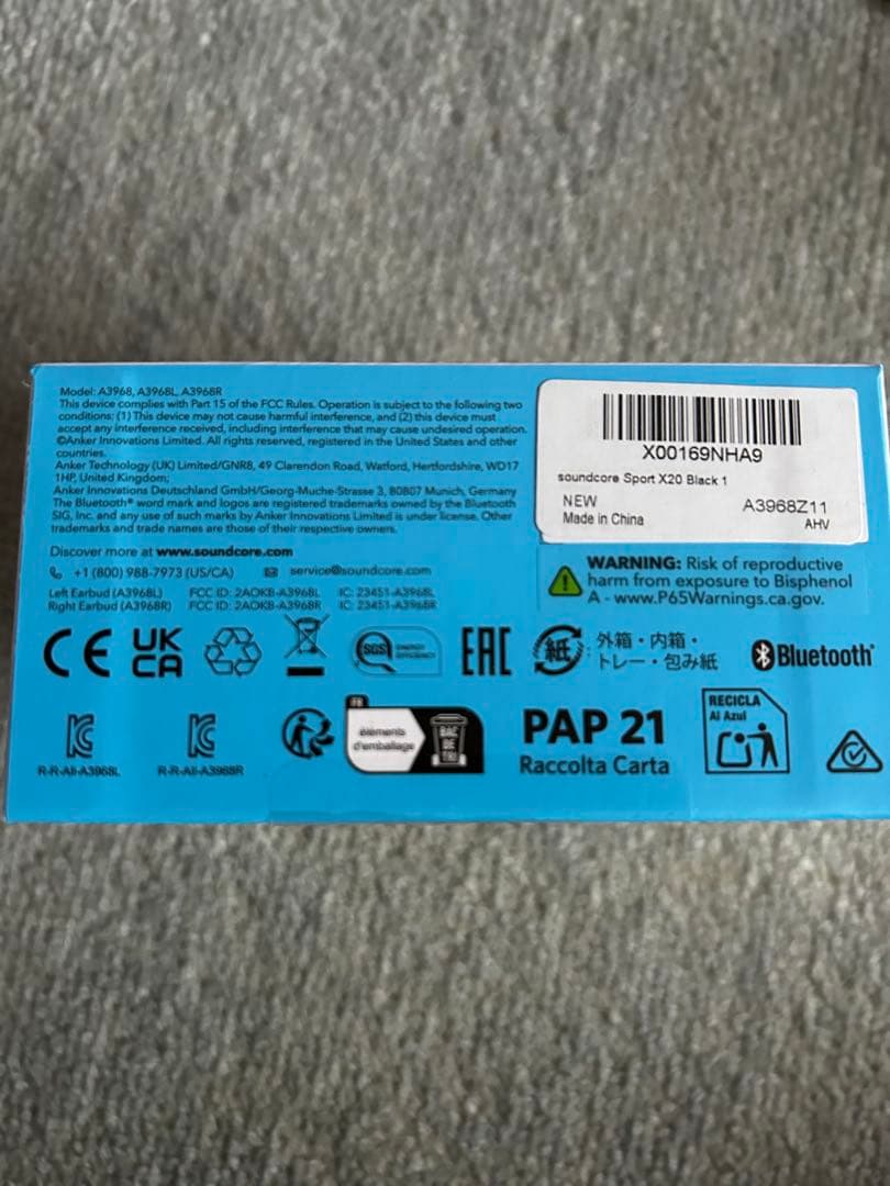 Anker soundcore Sport X20 ワイヤレスイヤホン