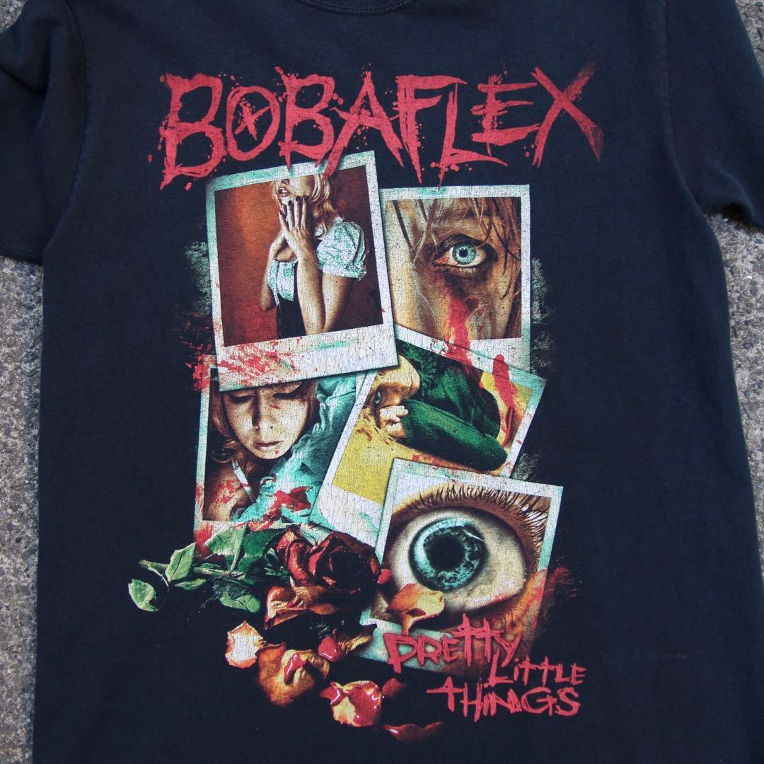 BOBAFLEX バンドTシャツ ブラック GILDAN ロックT 黒 M レア