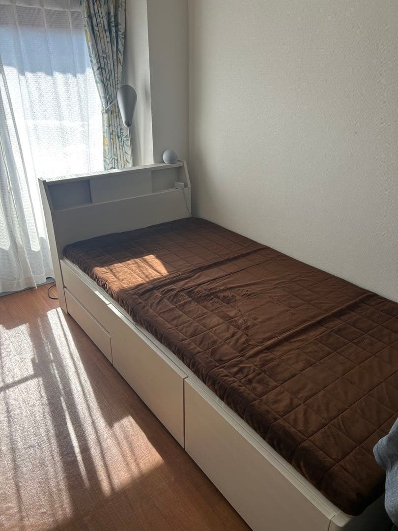 ニトリ　シングルベッドフレーム(アザン3 チェスト40J/WW)※解体済み