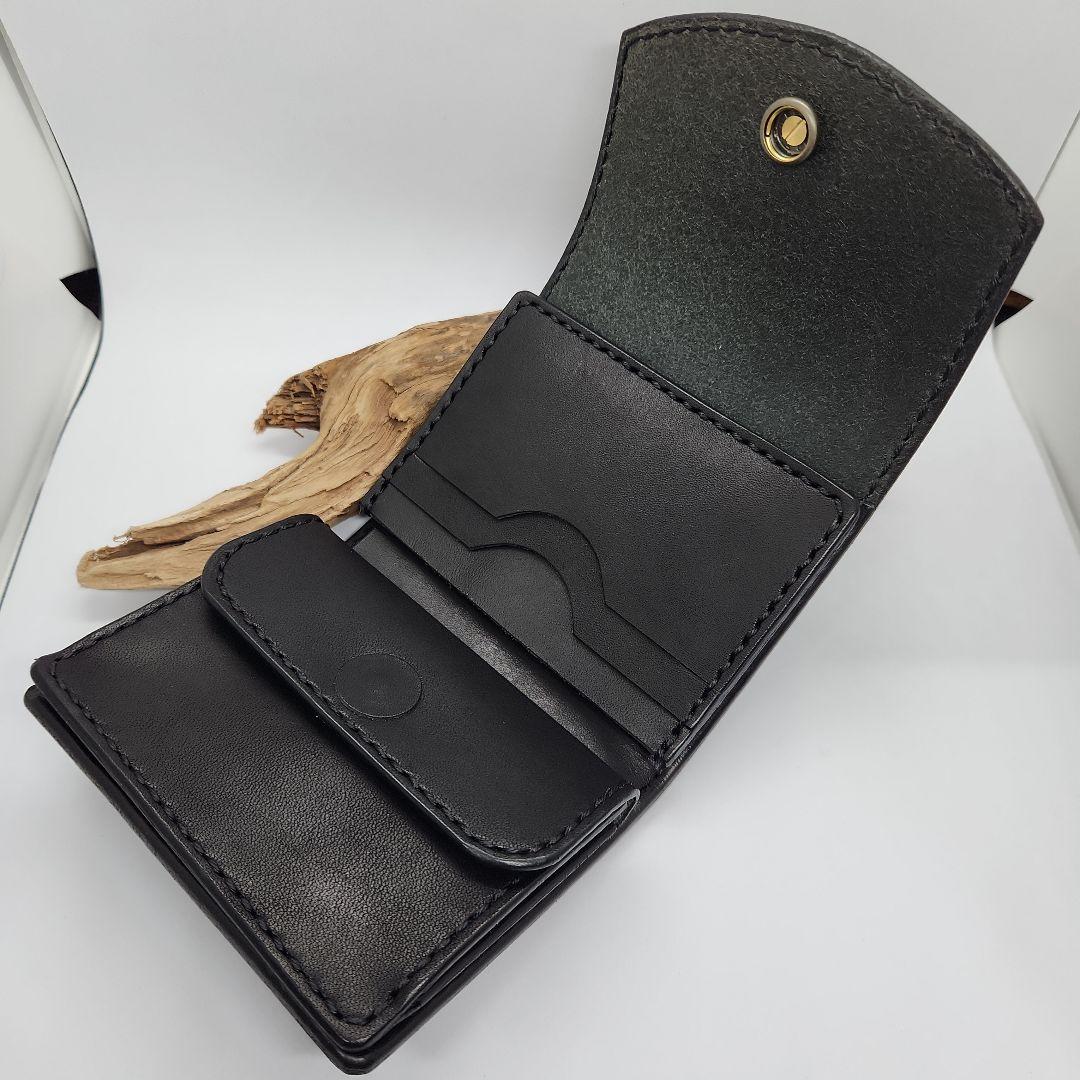 《ハーフウォレット》☆栃木レザー☆【アウトレット品】ハンドメイド　レザークラフト