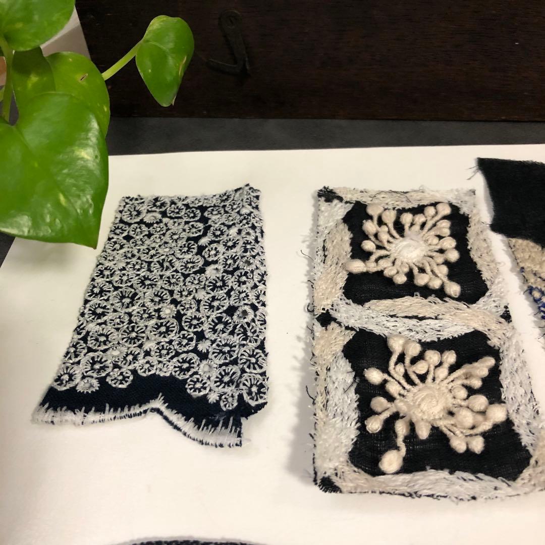 総刺繍柄ハギレ