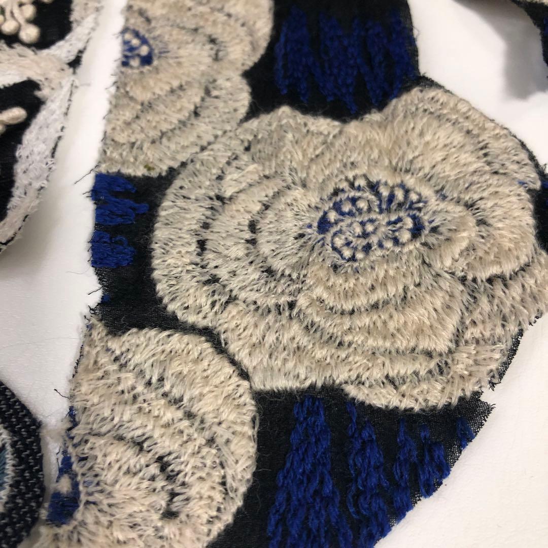 総刺繍柄ハギレ