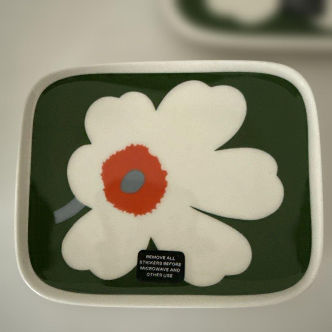 marimekko マリメッコ プレート2枚セット 60周年