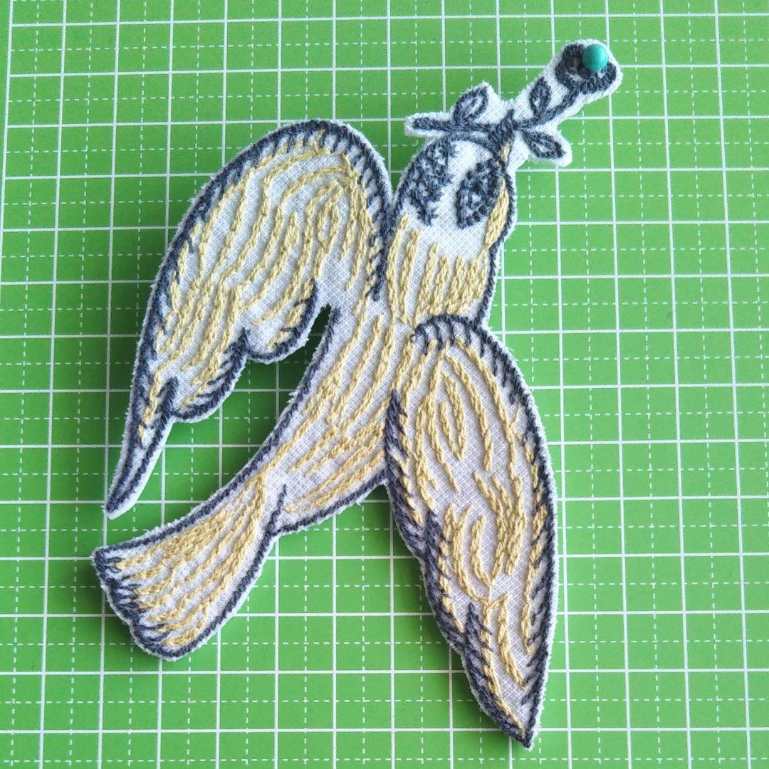 商談中⑥47ミナペルホネン ハンドメイド ブローチアクセサリー